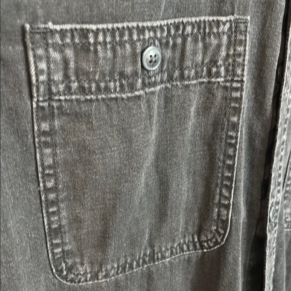 GAP Black Casual Button Down Shirt - Picture 5 of 6